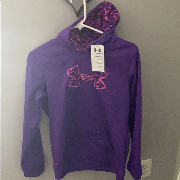 Pink and purple NWOT Under Armour Sweatshirt - Picture 1 of 1